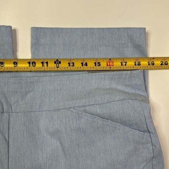 Christopher & Banks Modern Blue Capri Pants Size 16 NWT - Picture 7 of 13